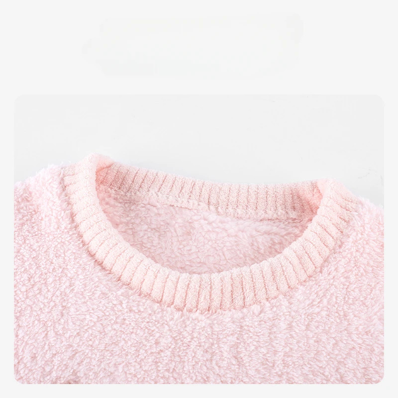 Winter Clothing Youtube - Pigiama con fiocco rosa Manica lunga