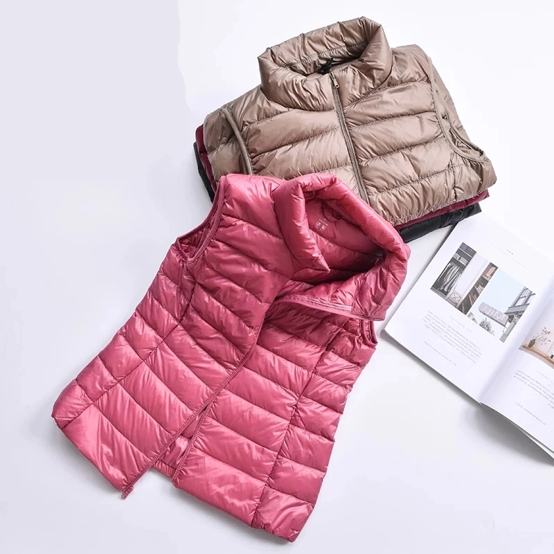 Down Vest Ultralight - Piumino corto senza maniche da donna2025