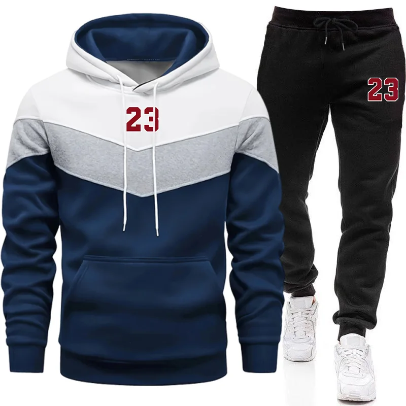 Winter Clothing Hoodie - Nuova Tuta Sportiva da Uomo, Felpa
