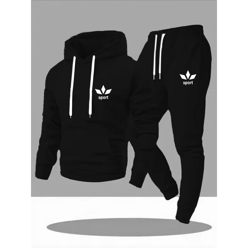 Winter Clothing Hoodie - Completo Sportivo Casual da Uomo 2026:
