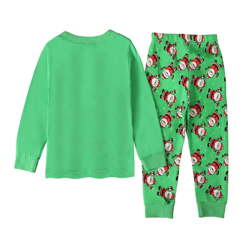 Winter Clothing Youtube - Pigiama natalizio verde Babbo Natale per