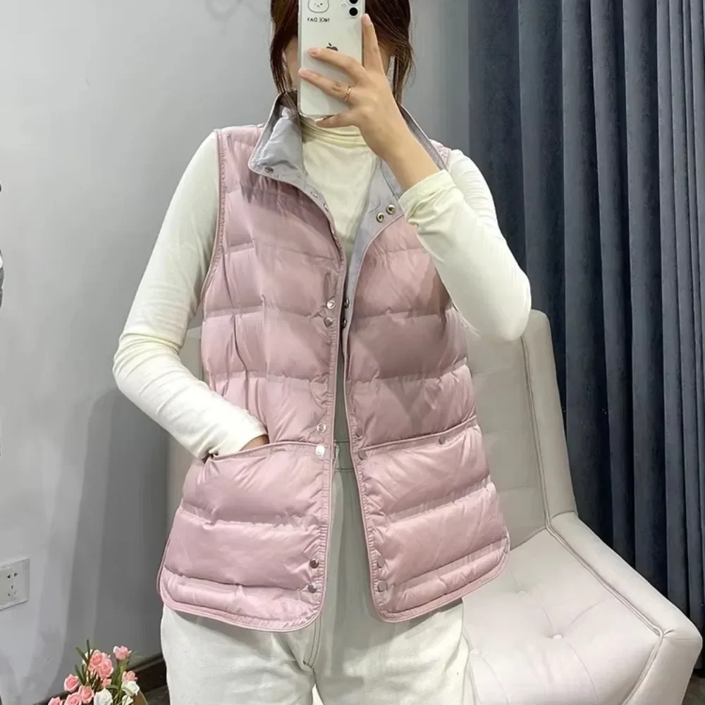 Down Vest Ultralight - 2025 Nuovo inverno ultraleggero colletto alla