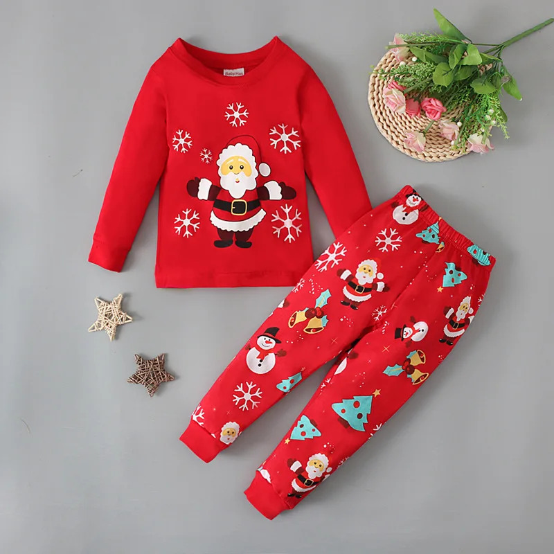 Winter Clothing Youtube - Pigiama natalizio con stampa di Babbo