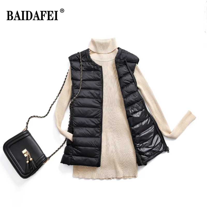 Down Vest Ultralight - Oversize 5XL 6XL 7XL Donna O-Collo