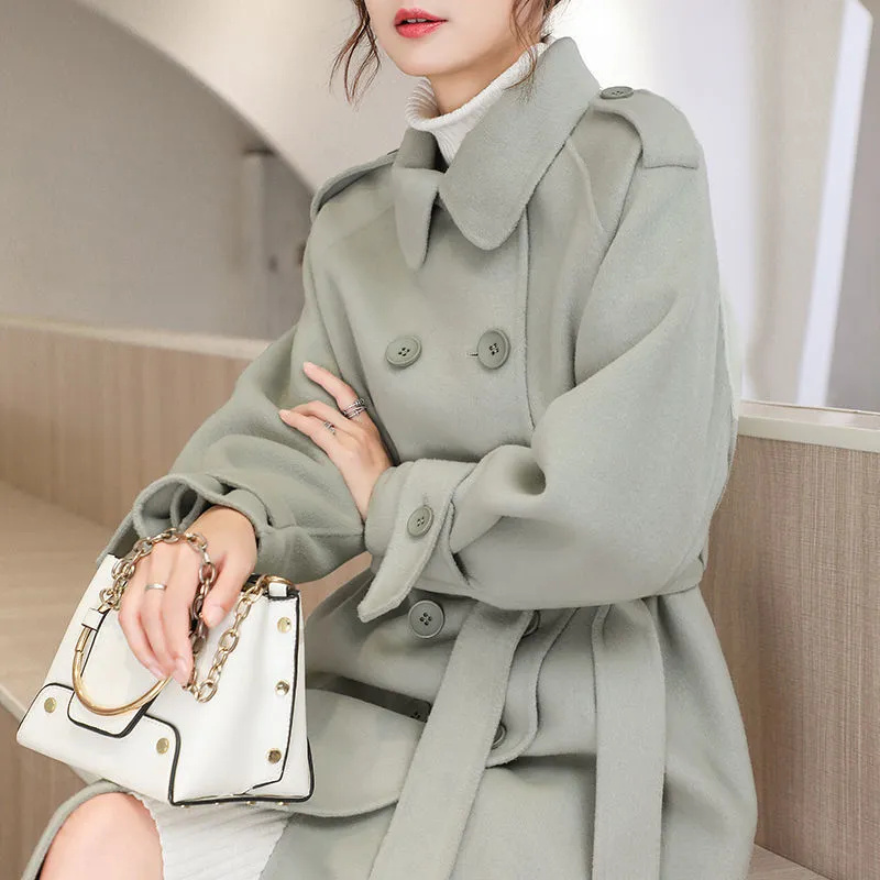 Winter Clothing Youtube - Cappotto di Lana da Donna a
