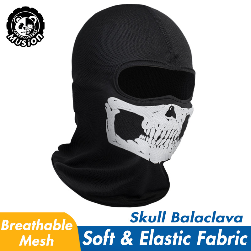 Wool Balaclava Knit - Musion Black Ghosts Passamontagna Maschera a
