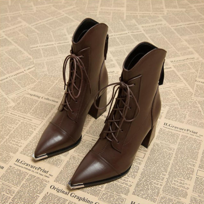 Winter Clothing Ladies - Stivaletti da donna Moda Punta a