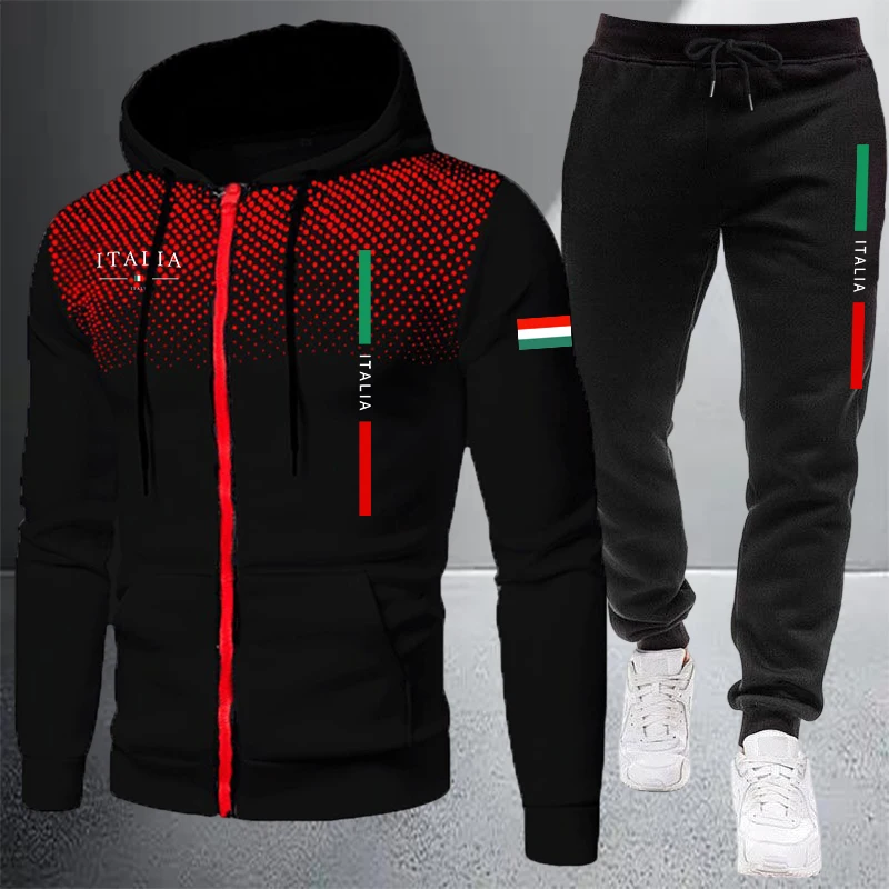 Tuta da uomo casual con cappuc - Winter Clothing For Men recensione e prezzo