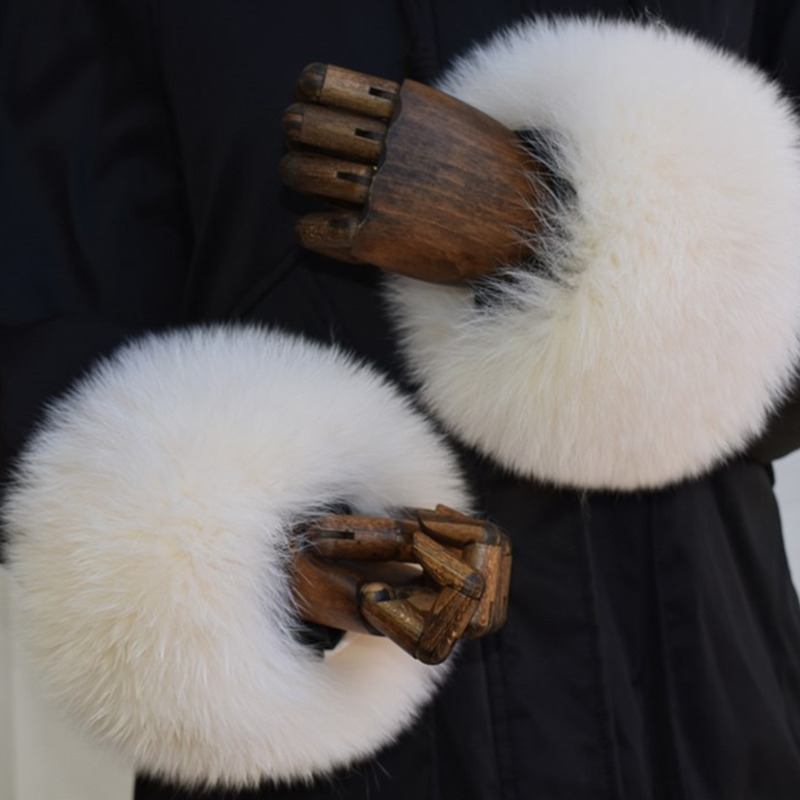 Polsini in pelliccia di volpe  - Winter Clothing Women Sale recensione e prezzo