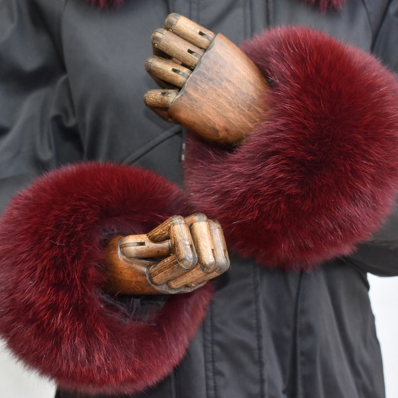 Polsini in pelliccia di volpe  - Winter Clothing Women Sale recensione e prezzo