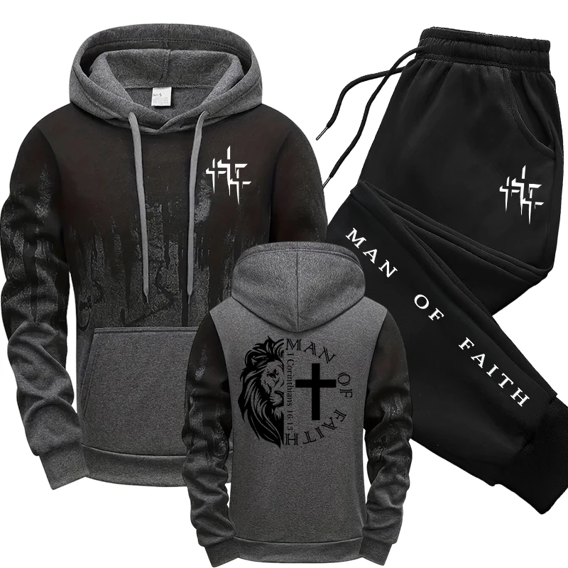 Completo da Uomo con Motivo 'M - Winter Clothing Hoodie recensione e prezzo